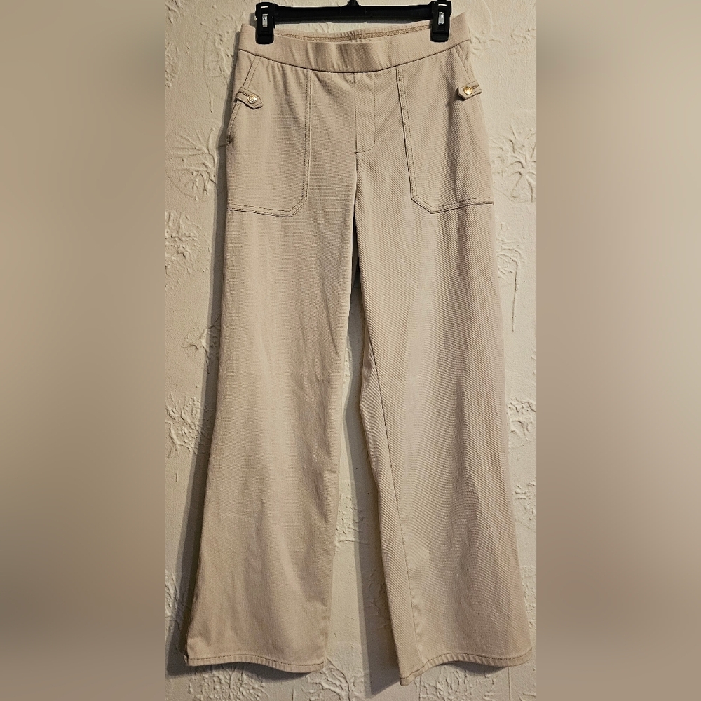 C Wonder Cream Color Wide Leg Jeans Size Small